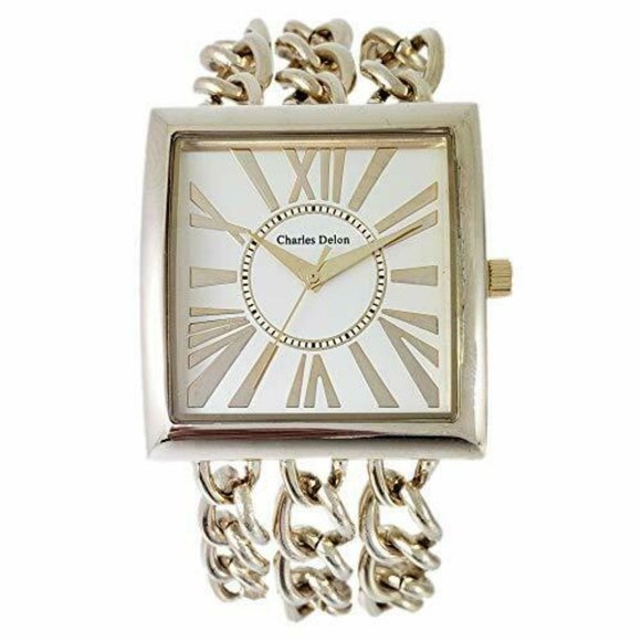 Charles Delon Dress/Formal Style Gold Watch - Picture 1 of 3